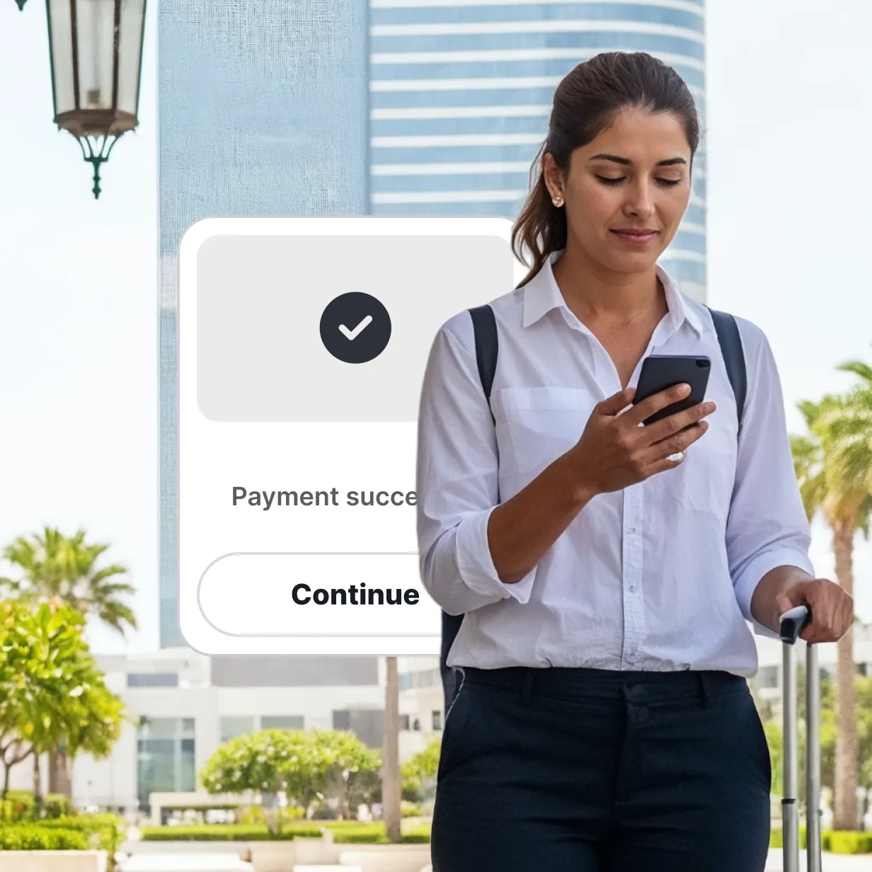 A woman making an online deposit on deriv using a card, displayed on a secure payment form