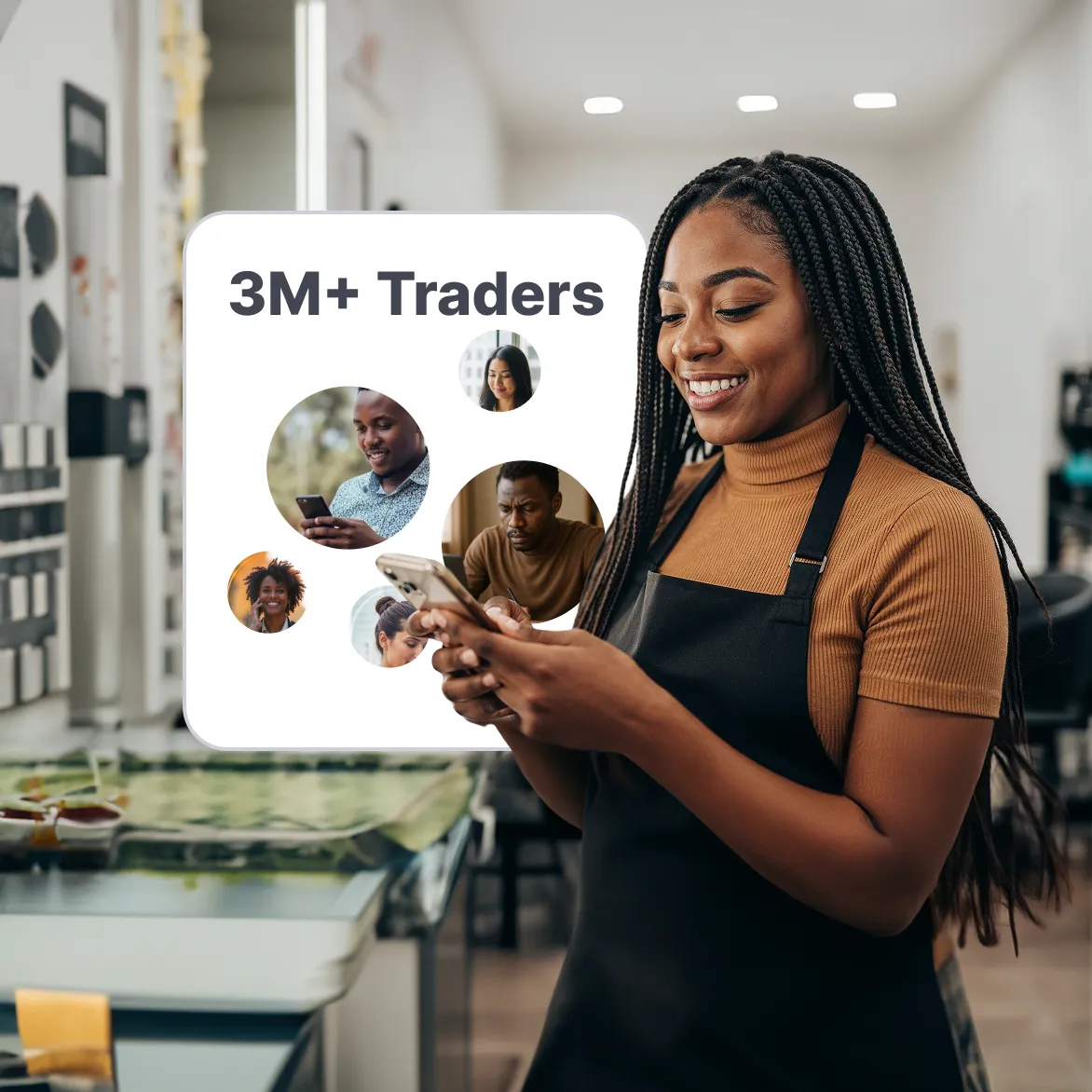 Trusted by 3 million global traders